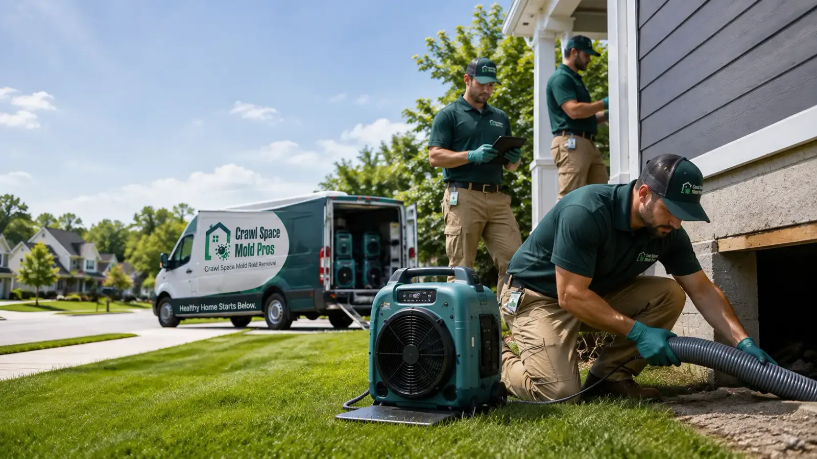 Crawl Space Mold Removal in Sprague, WA